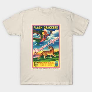 VINTAGE FIRECRACKER DRAGON AND TIGER T-Shirt